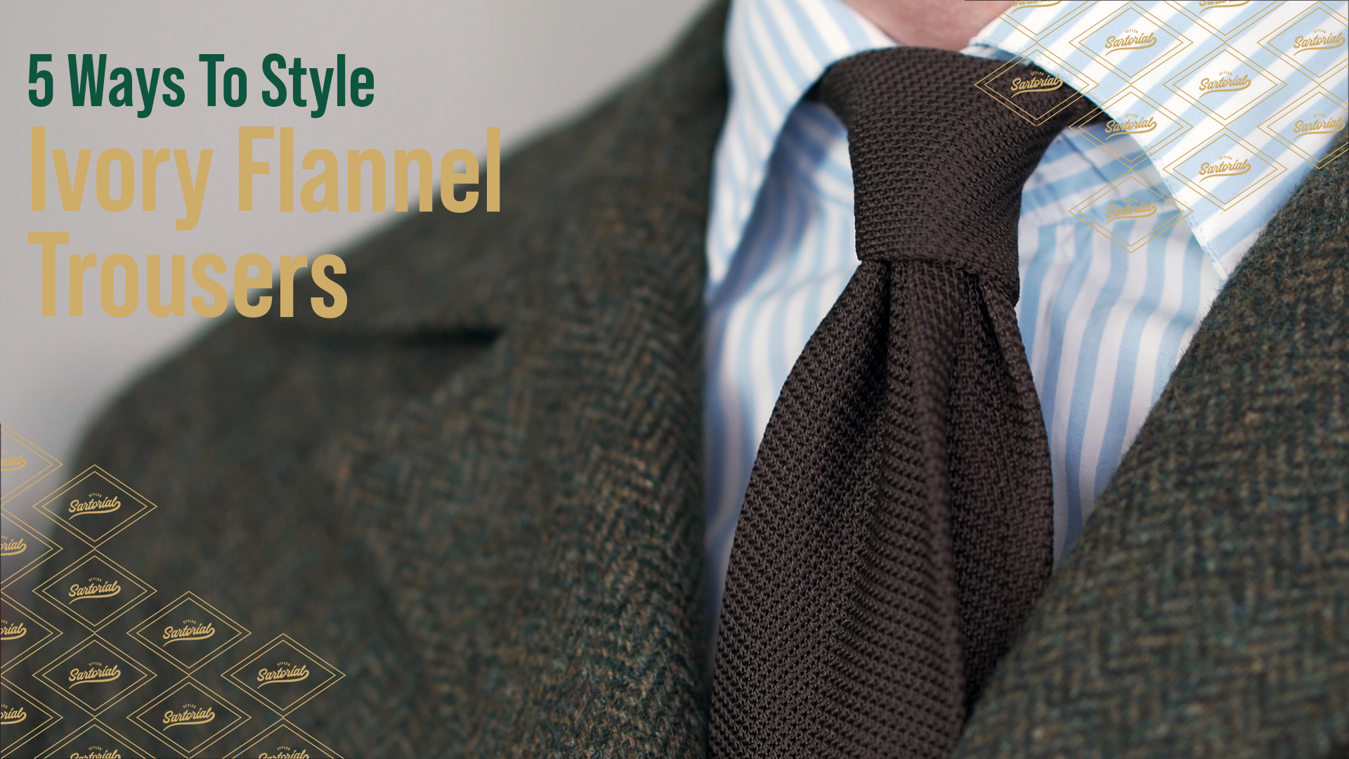 5 Ways To Style: Ivory Flannel Trousers