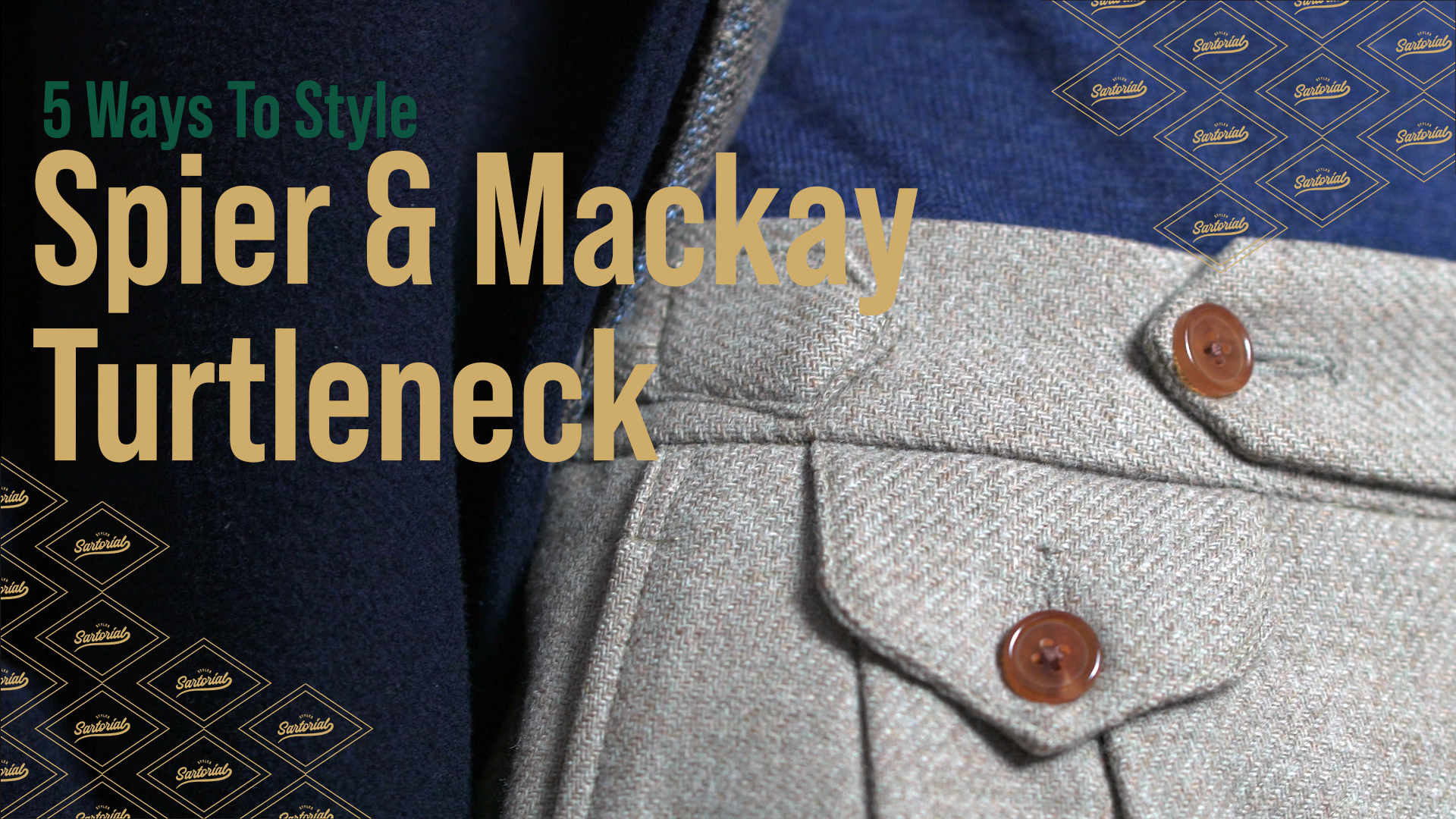 5 Ways To Style: Denim Blue Turtleneck Sweater